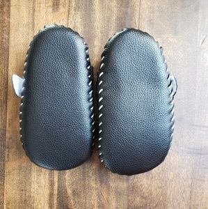 Shoes - Black Faux Leather Baby Flats Shoes - Black Faux Leather Baby Flats